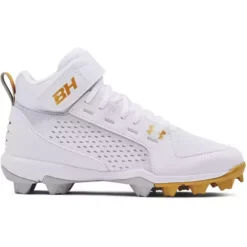 Kids' Under Armour Harper 6 Mid RM Jr. Molded Baseball Cleats