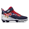 Boys' Under Armour Harper 7 Mid USA RM Jr. Molded Baseball Cleats -Shoes Series Store 19525368373