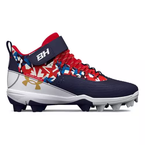Boys' Under Armour Harper 7 Mid USA RM Jr. Molded Baseball Cleats 3 Boys' Under Armour Harper 7 Mid USA RM Jr. Molded Baseball Cleats