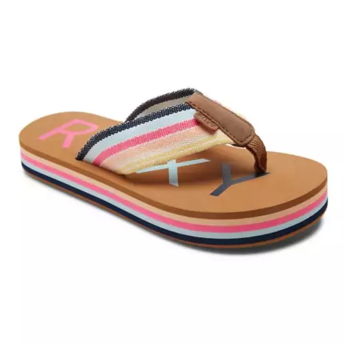 Girls' Roxy Chika Hi Flip Flop Sandals 3 Girls' Roxy Chika Hi Flip Flop Sandals