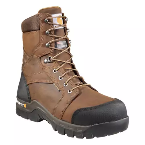 Men's Carhartt Rugged Flex 8" Composite Toe Waterproof Insulated Work Boots 3 Men's Carhartt Rugged Flex 8" Composite Toe Waterproof Insulated Work Boots